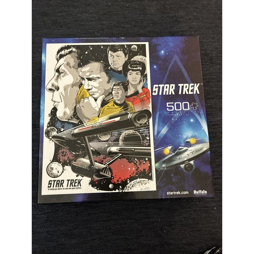 Buffalo 500 Piece Puzzle STAR TREK The Original Series To Boldly Go Where No Man
